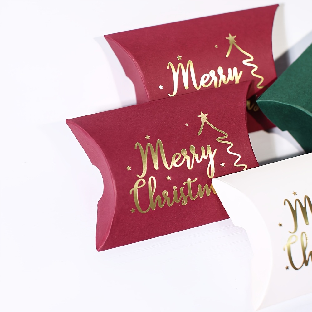 Christmas Gift Packaging Boxes, Set of 3 Holiday Boxes